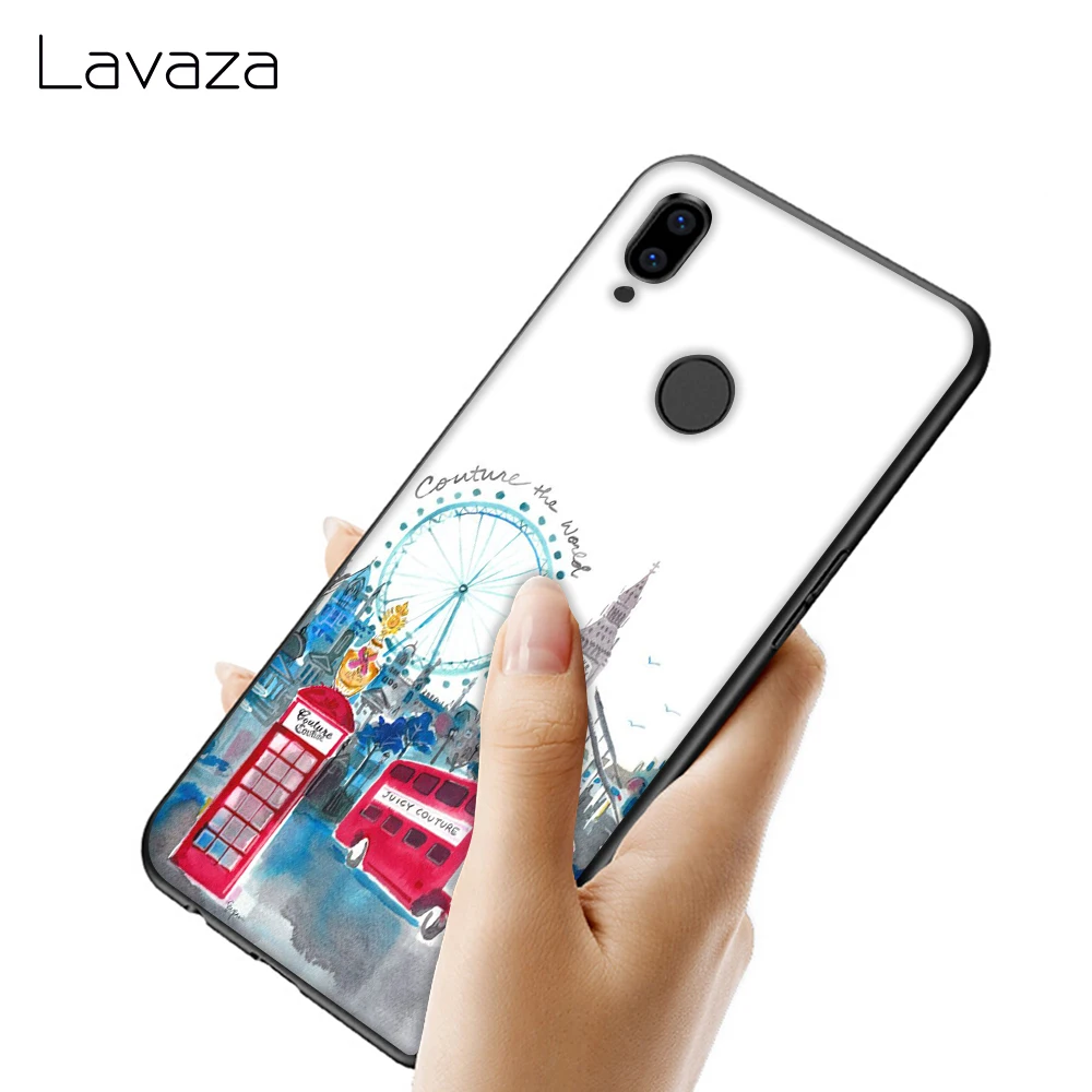 Lavaza لندن حافلة انكلترا الهاتف لينة غطاء حافظة من السيليكون لهواوي زميله 10 20 P9 P10 P20 لايت برو P الذكية 2019 TPU حالات