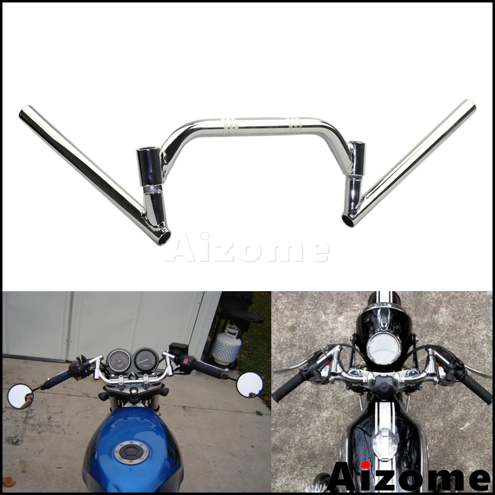 

Motorcycle Adjustable 7/8" Handlebar For Honda Yamaha Suzuki Cafe Racer CB GS XS 650 750 850 900 Ace Clubman 22mm Handlebar