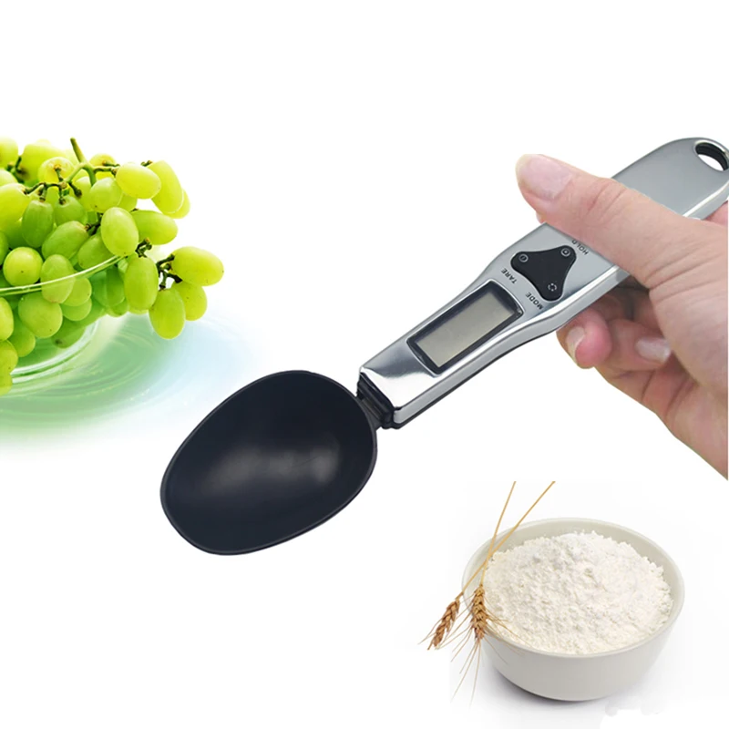 

Electronic Mini Digital Spoon Scale LCD Display 300/0.1g Kitchen Scale Balance Food Weight Scales dropshipping wholesale