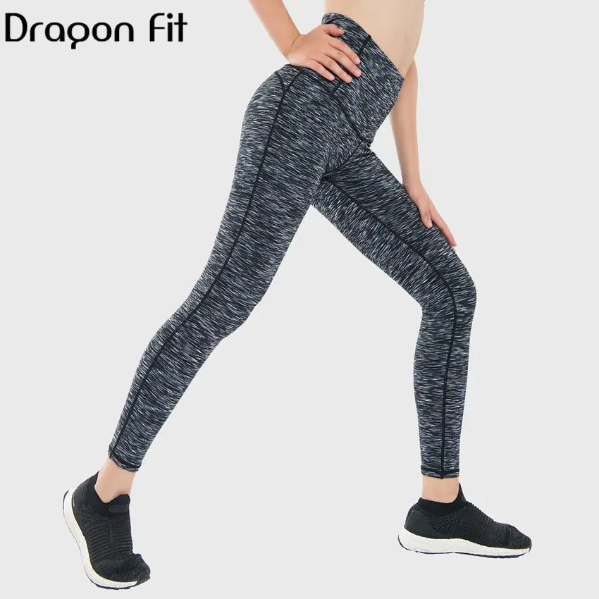 

Dragon Fit Elastic Yoga Leggings Women Back Pocket Breathable Leggins Sport Women Fitness Yoga Sportswear Comfortable Push Up