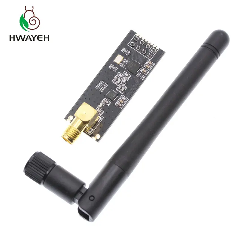 Беспроводные модули HWAYEH GT 24 2 4G SMD NRF24L01 1100 метра + PA LNA метра|Интегральные схемы| |