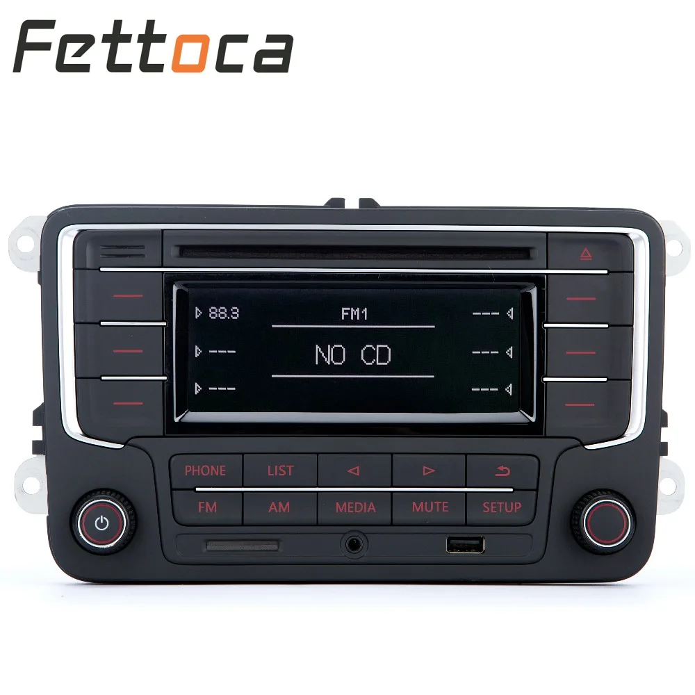 Автомобильное радио RCN210 Bluetooth USB AUX CD SD MP3 для VW GOLF JETTA PASSAT Caddy POLO RCD330 187 A B | Автомобили