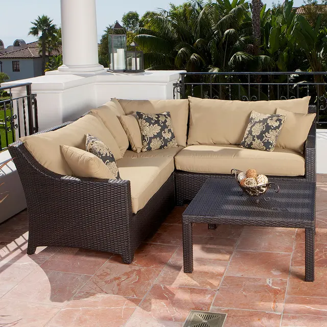 Garanzia di commercio confortevole allaperto mobili patio rattan ... Set divano rattan