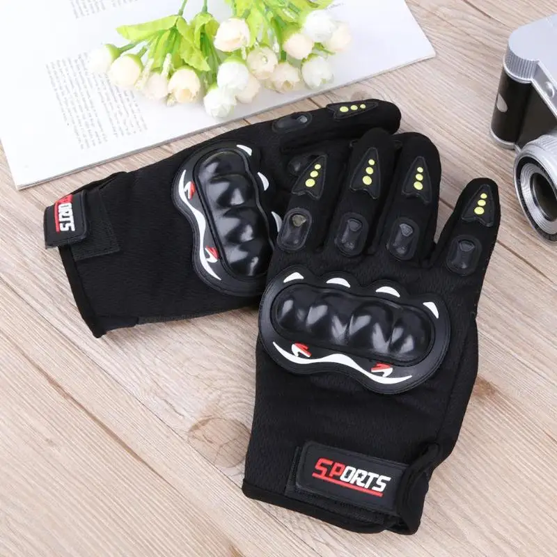 1 пара Мотоциклетные Перчатки Guantes Moto Invierno дышащий мотоцикл Мотокросс Гонки Eldiven жесткий кастет Luva Motociclista