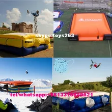 Морская в морской порт большая надувная подушка безопасности для экстремального свободного падения, гигантская надувная Сумка для катания на лыжах или сноуборде