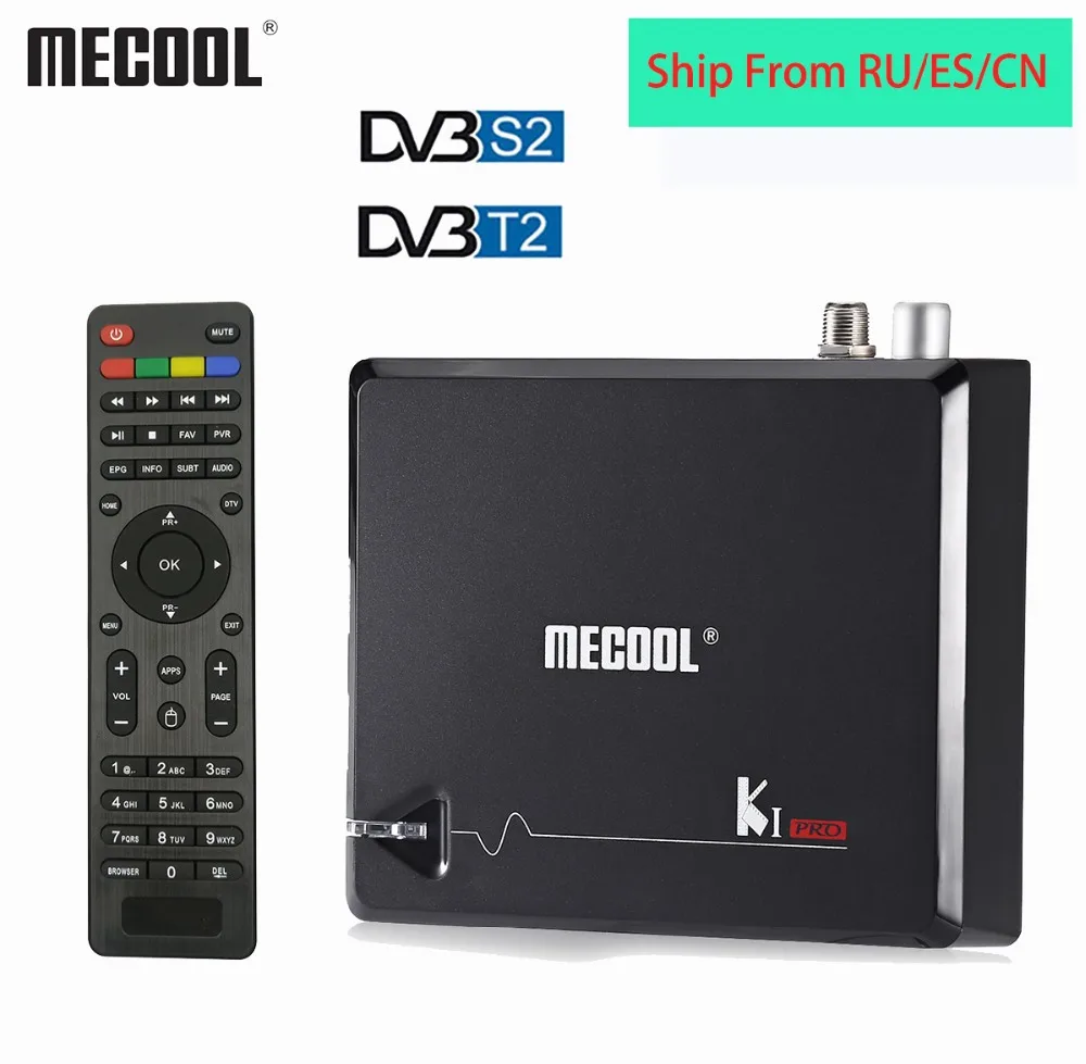 

Mecool KI PRO DVB-T2 Android Smart TV Box DDR4 2GB/16GB DVB T2 S2 Android 7.1 Amlogic S905D 2.4G/5G 4K Satellite Receiver