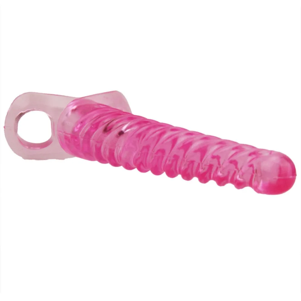 hh006Jelly Rancher Rippled Pleasure Butt Plug anal T-Bar (15)