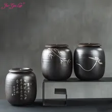 Китайские керамические чайные коробки, тщательно разработанные пейзажи, включая сухофрукты и редкие травы, влагостойкие, водонепроницаемые