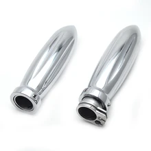 Хром 7/" 22 мм алюминиевые ручки на руль для Kawasaki Suzuki Honda Yamaha Мотоцикл с ЧПУ модифицированные аксессуары