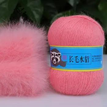 

100g/pack Top Grade rabbit sweater yarn macrotrichia yarn marten velvet yarn mink cashmere hand-knitted yarn A754