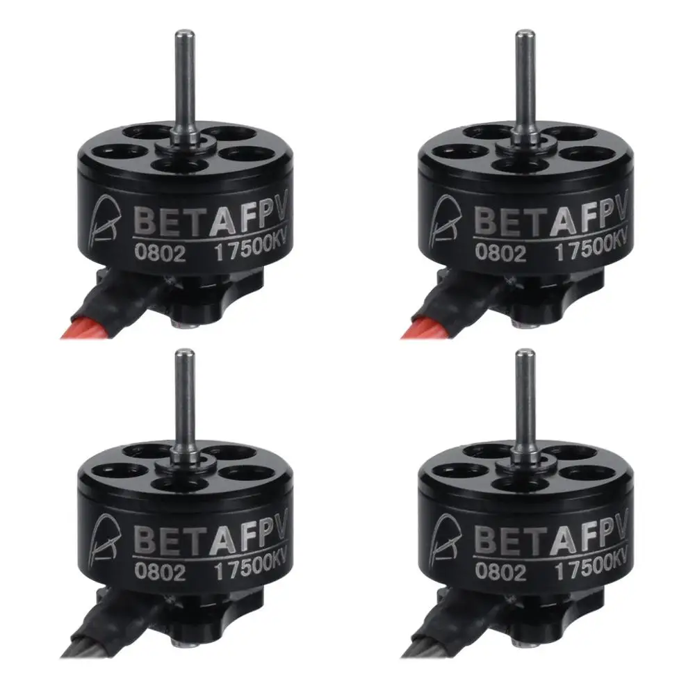 BETAFPV 4 шт. 0802 двигатель 17500KV бесщеточный для FPV Racing Tiny Whoop 2S Дрон Beta75 Pro Beta65X|Детали и