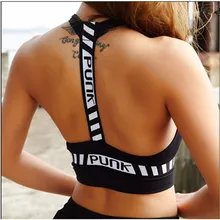 Кривой женский сексуальный спортивный бюстгальтер с v-образным вырезом, быстросохнущая лента, пэчворк, топ для спортзала, тренировок, бега, фитнеса, бюстгальтер с подушечками для йоги