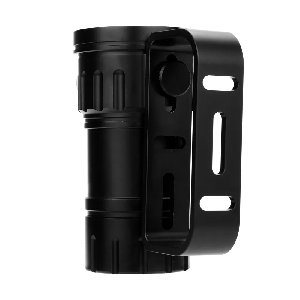 

80m LED Diving Flashlight Photography Light Underwater IPX8 Waterproof Torch Lamp Aluminum Alloy Not Reachargable #5J25