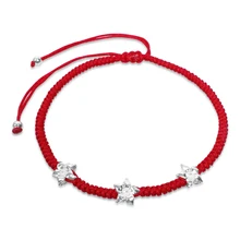 925 pure silver female fashion accessories transhipped male red string anklet anklets