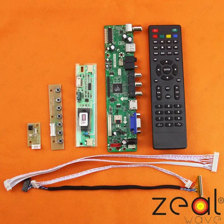 ТВ HDMI, VGA, USB CVBS RF ЖК-дисплей плате контроллера для 20,1 "LM201U03 1600*1200