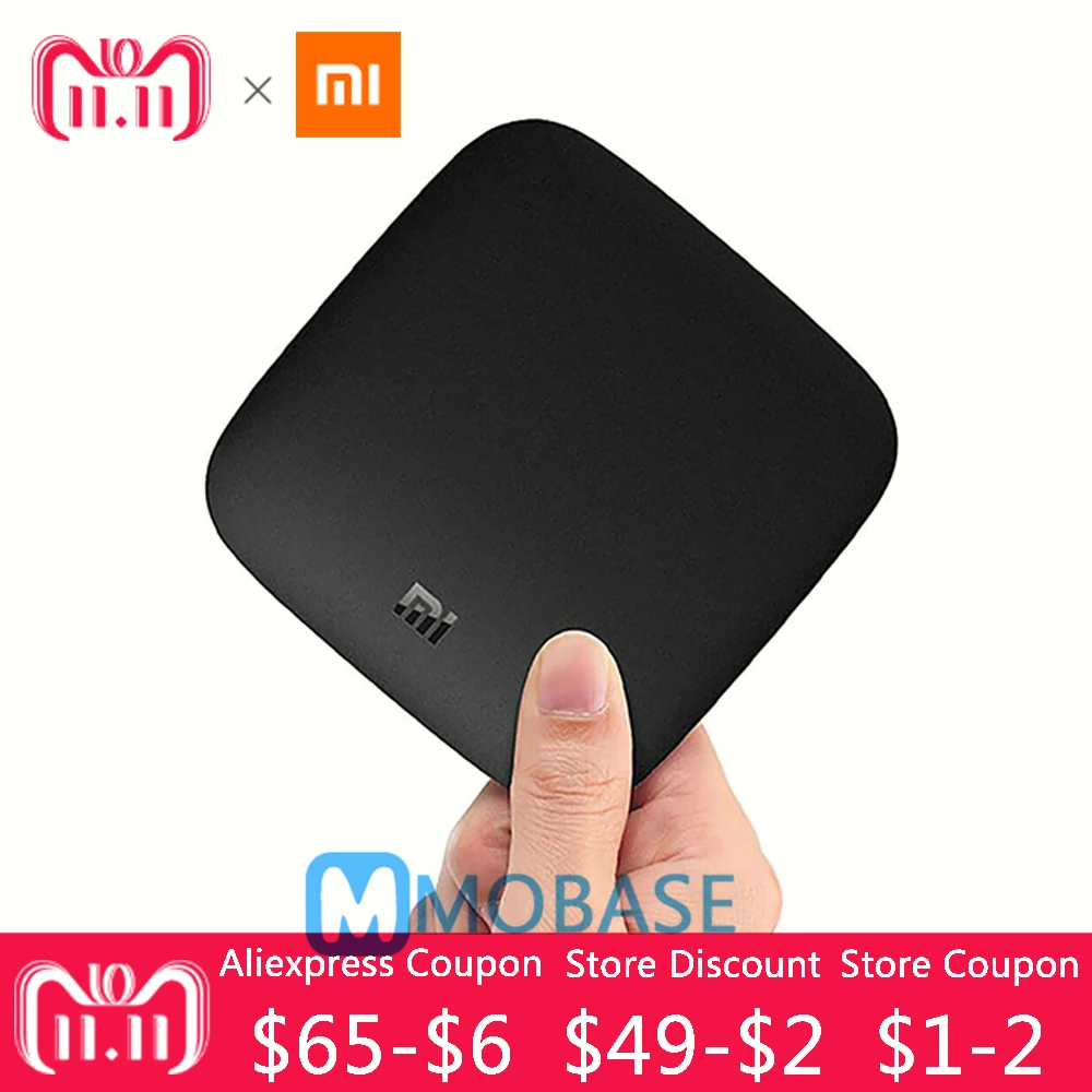 

[Official International Version] Xiaomi Mi Box 3 Android 6.0 TV Box 2G/8G Dual WiFi Smart TV IPTV Media Player Set Top Box
