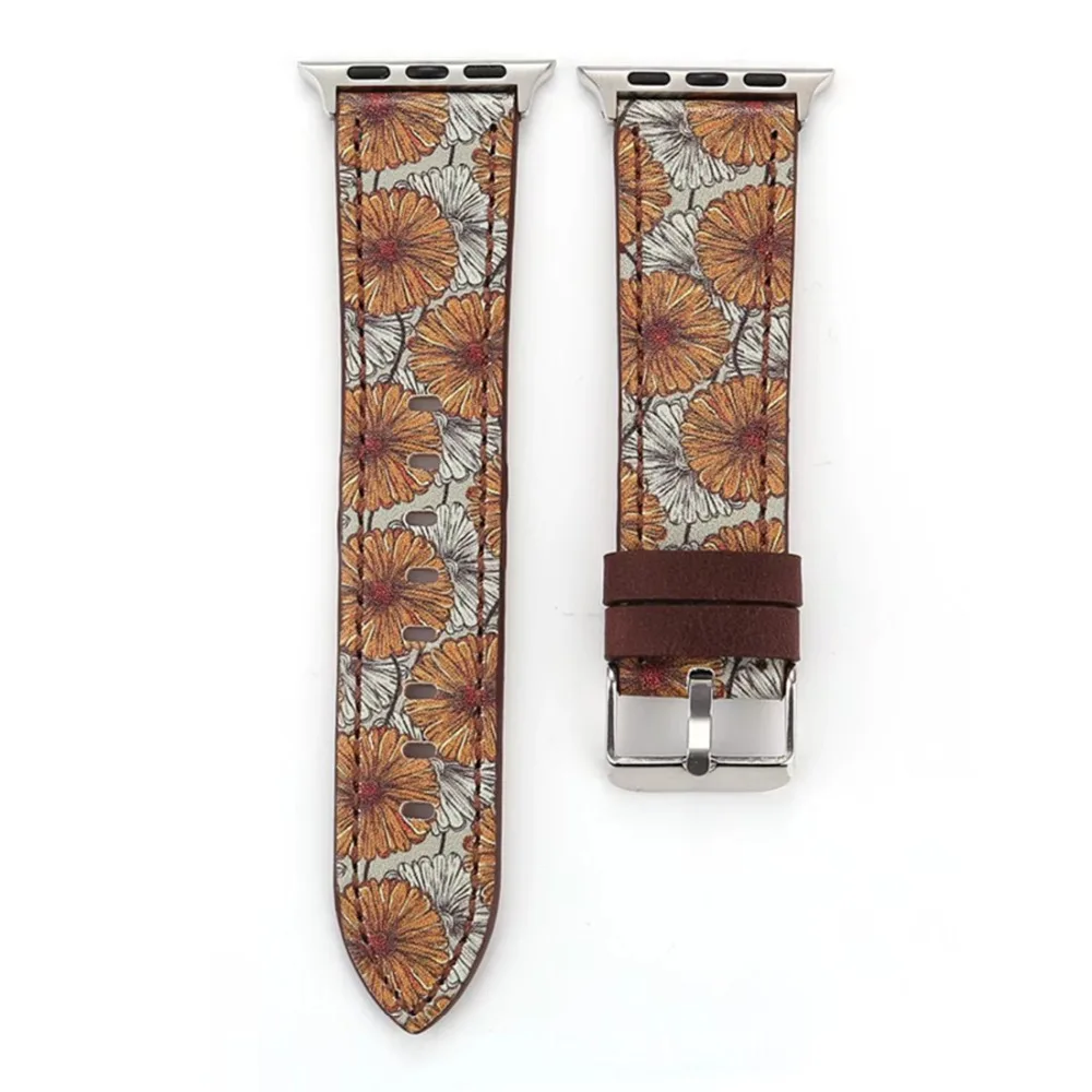 

Vintage leather strap for apple watch band 38mm 42mm Iwatch bands series 3 2 1 bracelet wristband watchband watch accessories