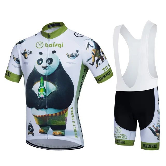 Cheap 2018 brand funny Kungfu Panda summer Short sleeve quick-dry Cycling jerseys breathable cloth MTB Ropa Ciclismo Bicycle maillot Cheap 2018 brand funny Kungfu Panda summer Short sleeve quick-dry Cycling jerseys breathable cloth MTB Ropa Ciclismo Bicycle maillot