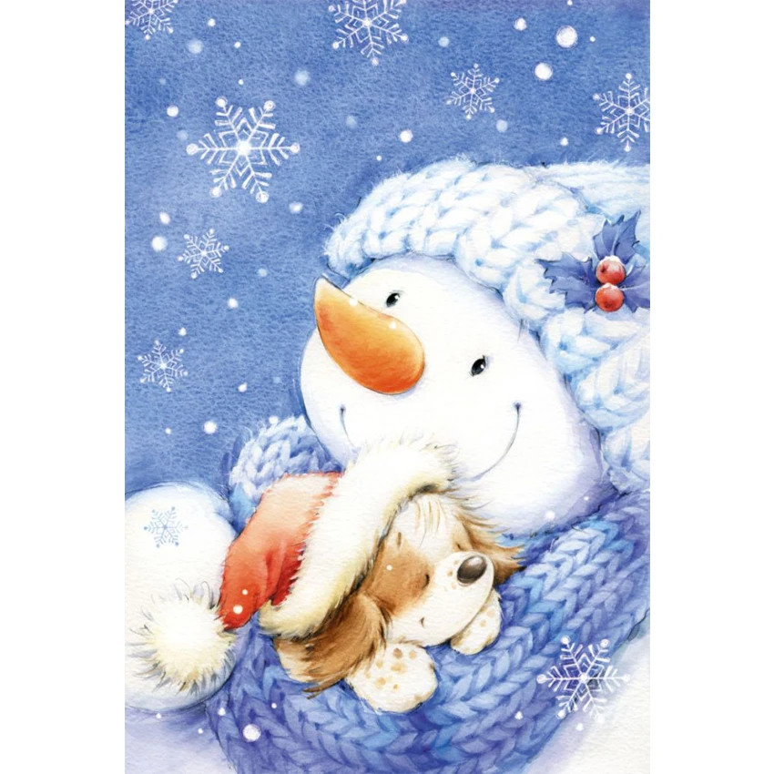 

oneroom Christmas Series Snowman Dog Diamond Embroidery DIY Needlework Diamond Painting Cross Stitch 3D 5D Rhinestones Mosaic