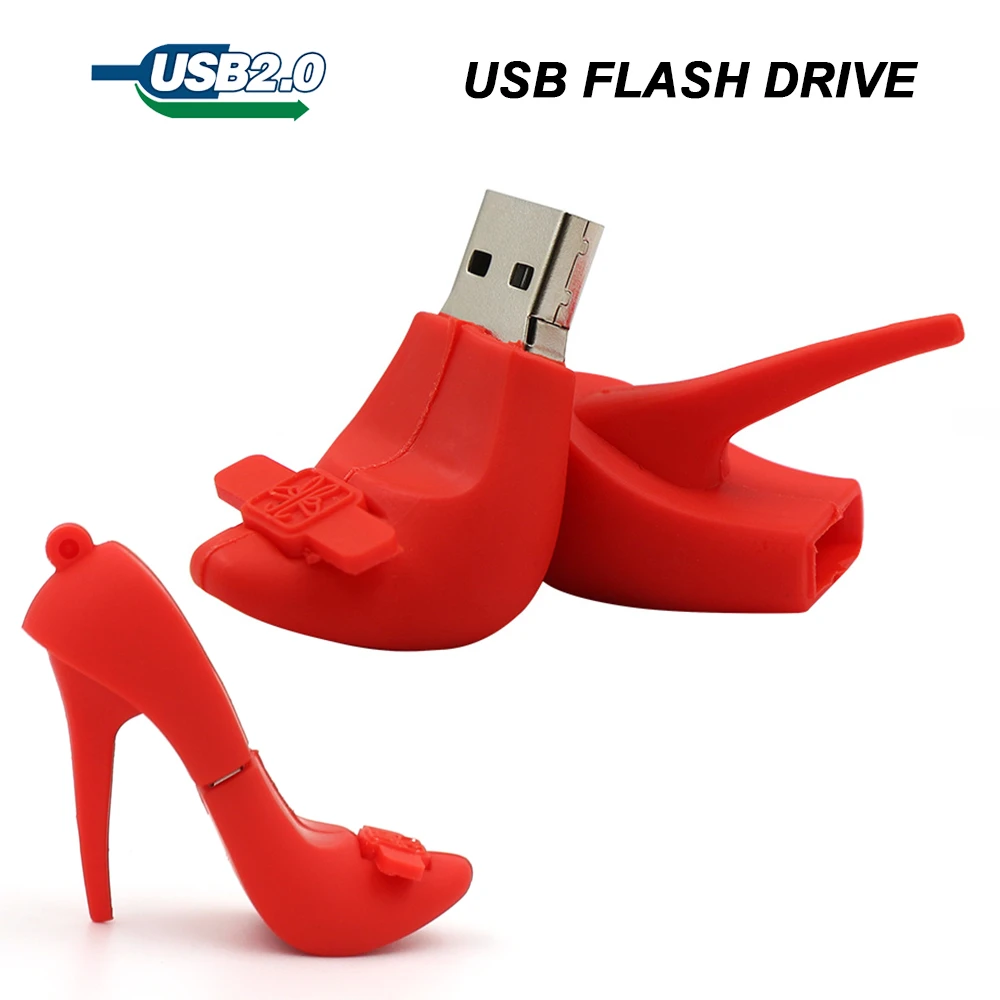 usb 3.0 pen drive USB Flash Pendrive USB 64GB Flash Drive 32GB 16GB 8GB 4GB Pen Drive Fashion High Heel USB Stick Gift Memoria flash disk cel usb 16 gb flash drive