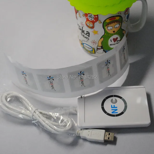 Acr122u nfc reader writer USB interface + 5 pcs ultralight nfc tag + free SDK
