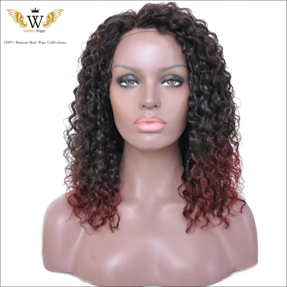 6A 150Density Kinky Curly Virgin Hair Wigs Remi Lace Front Wigs Human