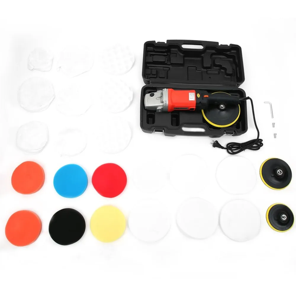 

1500W Professional polishing machine Car Polisher Set Polishing Sponge Pads kit Metal Polishing Tool for Automotive Car