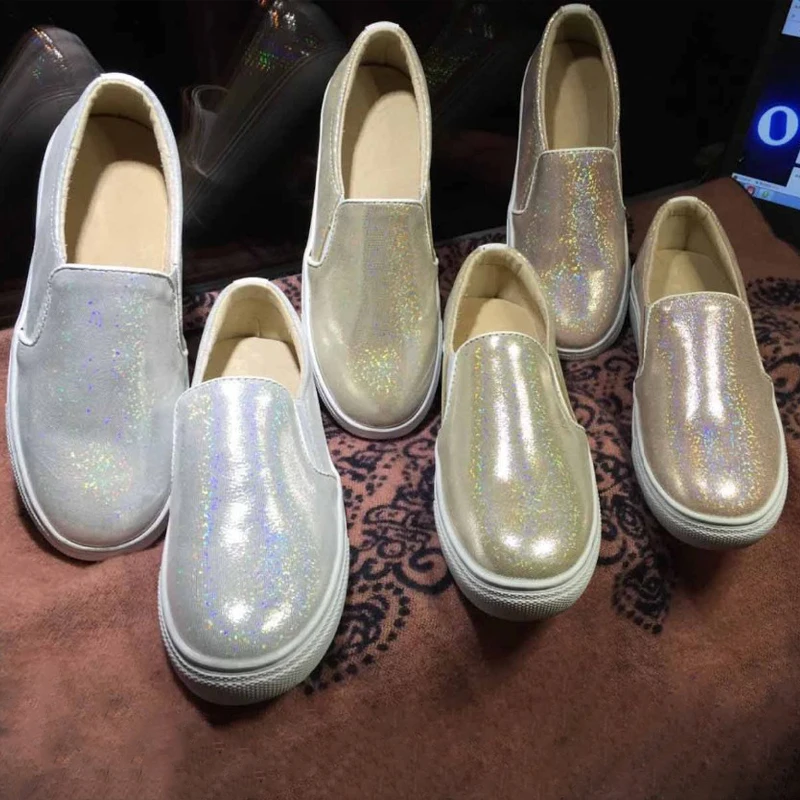 

Top Quality 2017 Women's Soft Leisure Flats Female Genuine Leather Shoes Loafers Casual Fashion Woman Slip On Creepers