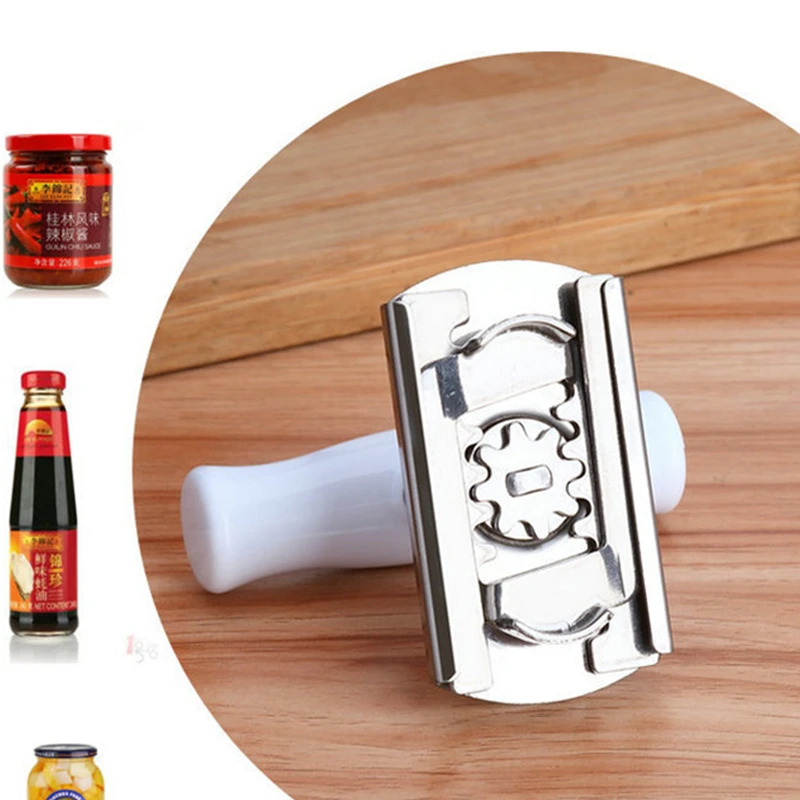 1Pc Can Opener Kitchen Screw Cap Bottle Wrench Free Size Suit Any Cans Stainless Steel Can Tin