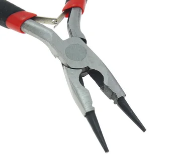 12.3cm Jewelry Making Tool diy Jewelry Making Hand Making Tool Black Plier Stainless Steel Round Nose Pliers multi tool plier 5 inch mini long needle nose plier jewelry making hand tool diy beading jewelry tool