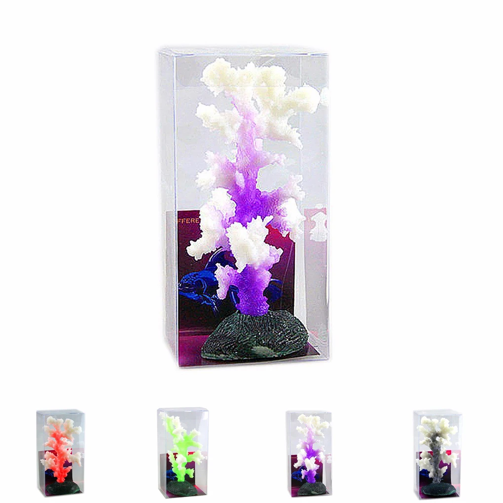 

Luminous Sea Anemone Aquarium Artificial Silicone Coral Plant Fish Tank Decoration