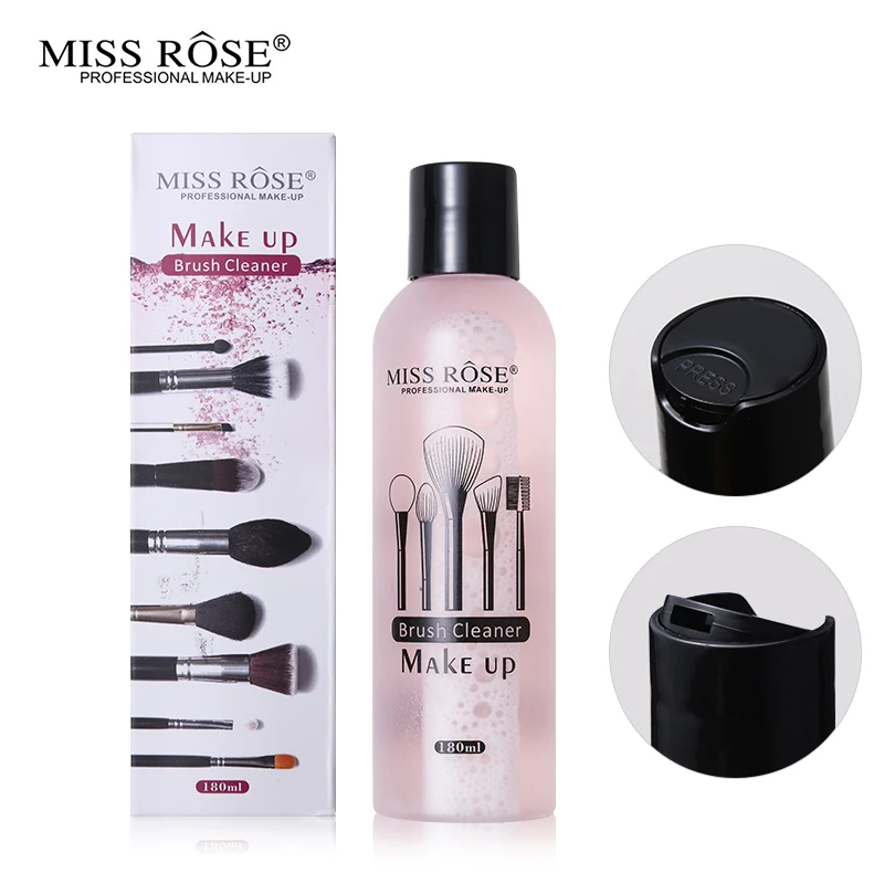 

Professional Brush Cleaner Puff Sponge Cleansing Liquid Makeup Tool Kits Remover Makeup Brushes Washing Water Cleanser 180ml