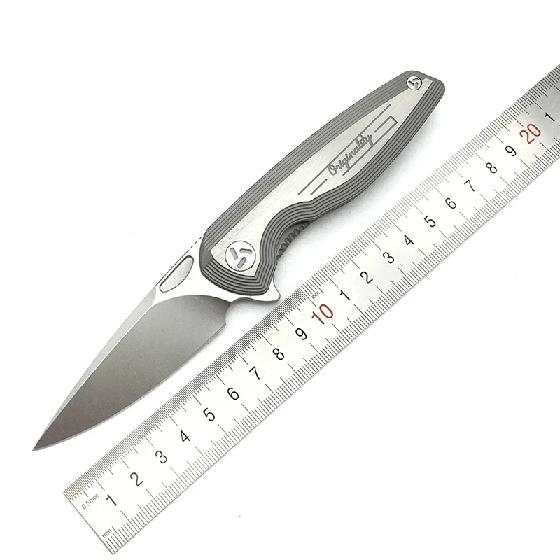 cool folding knife ball bearing flipper knife hunting tactical pocket