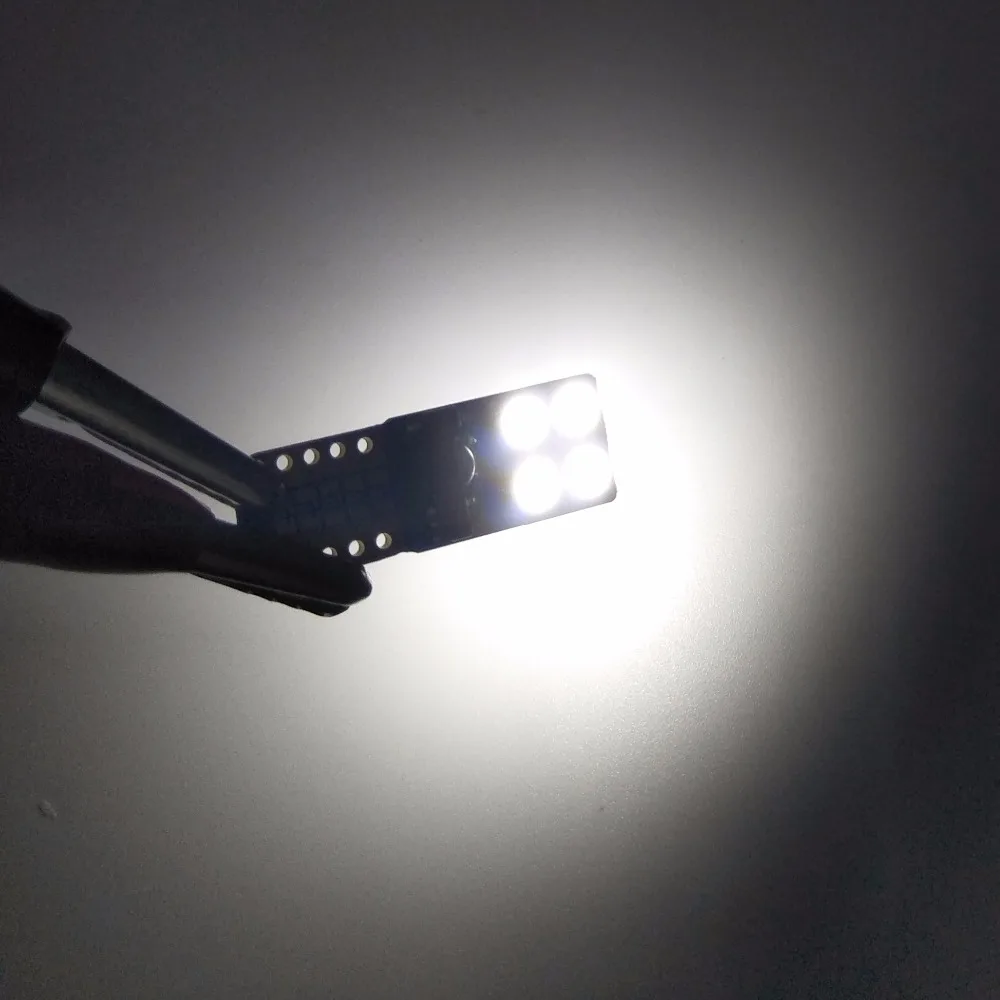 Автомобильный Стайлинг 20 шт./лот 6000k T10 8SMD LED 3030 широкий свет номерного знака белый