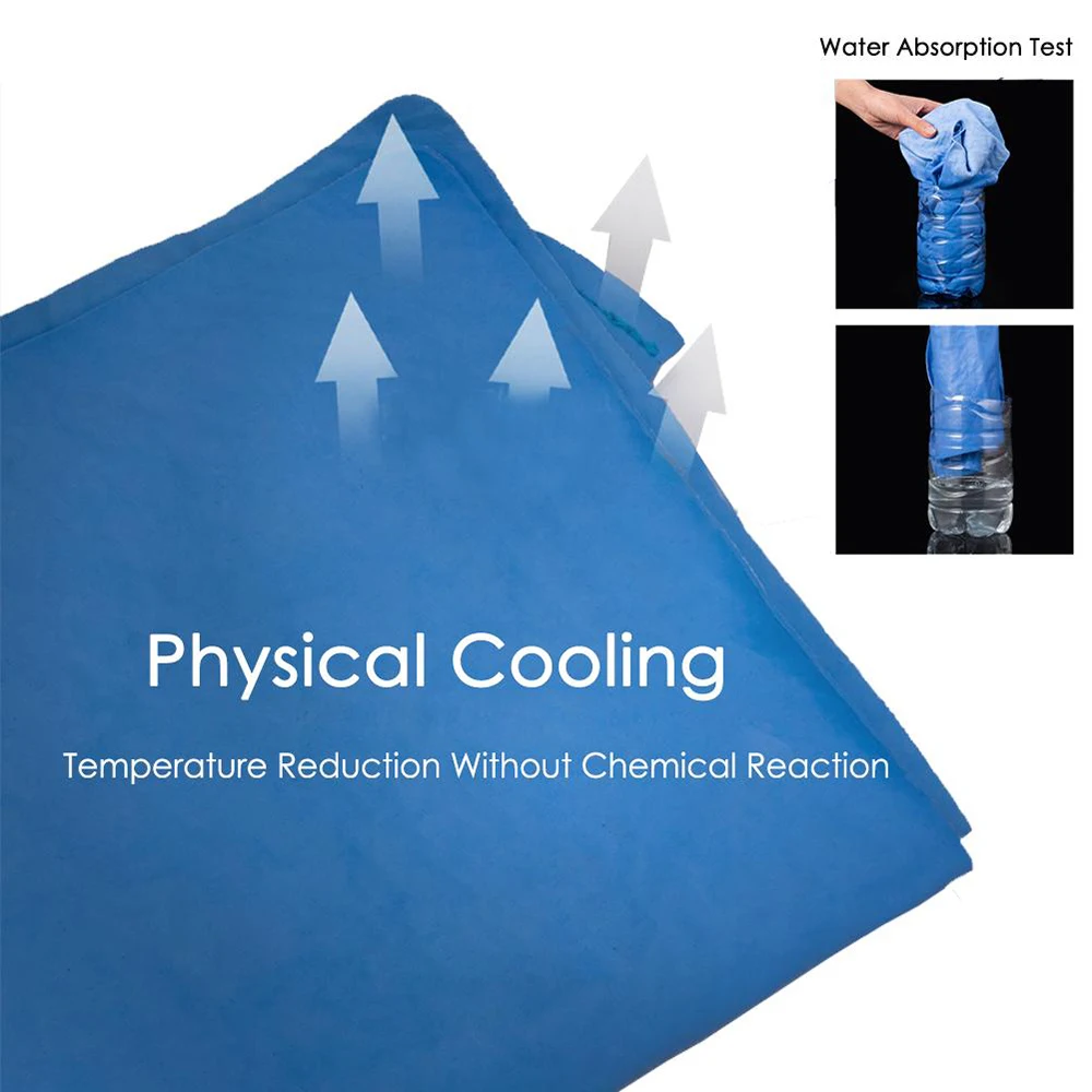Летний анти-тепло охлаждающий жилет ПВА водонепроницаемый тканевый высокотемпературный защитный ледяной холодный спортивный жилет мужской уличный жилет