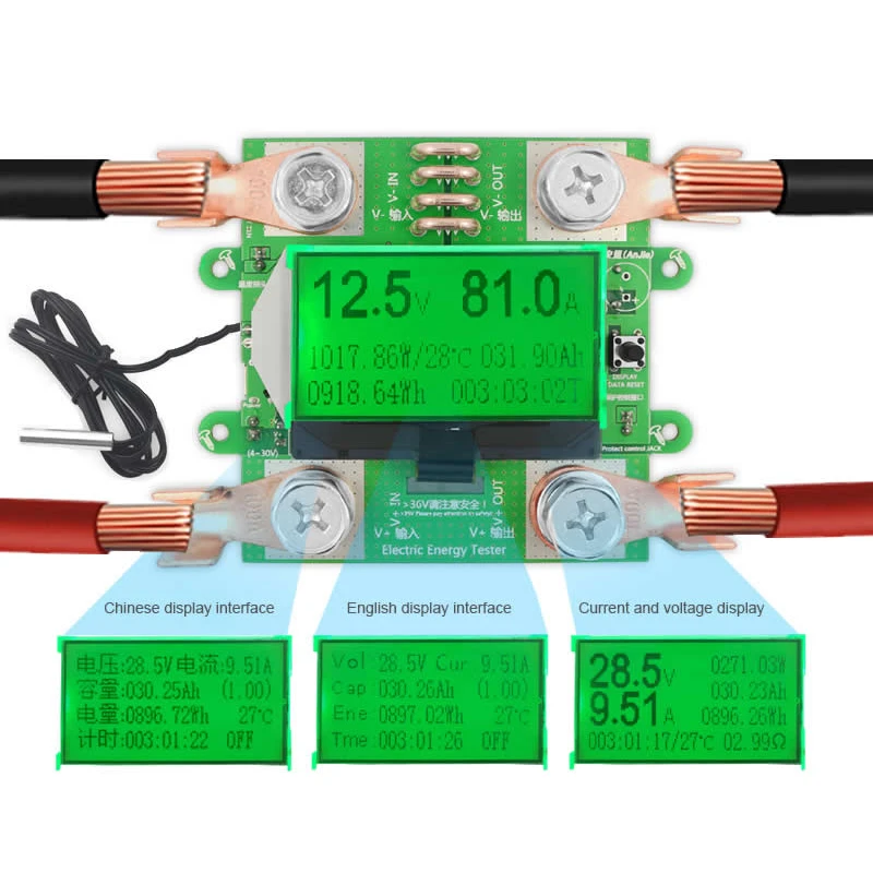 ATORCH точный счетчик энергии Напряжение Ток Мощность постоянного тока 300 В/A
