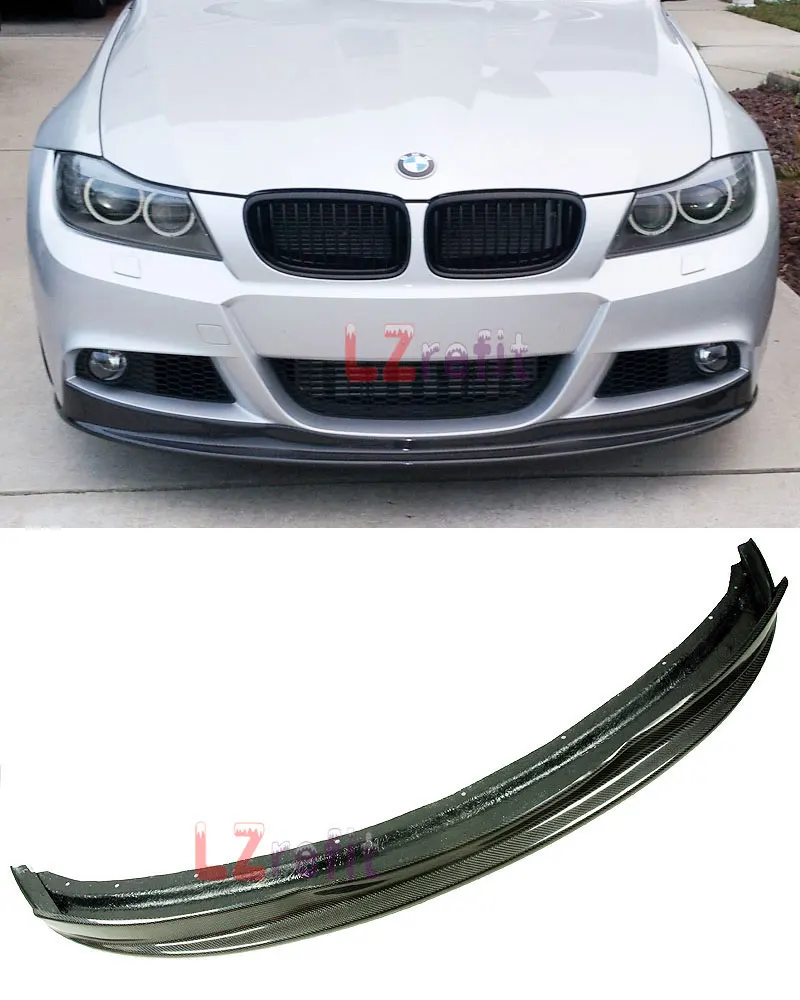 

AK Style Real Carbon Fiber Front Lip Spoiler For Bmw 3-Series E90 E91 LCI M Tech MSport Bumper
