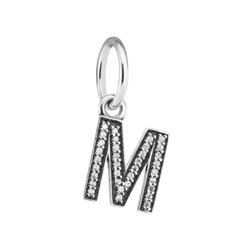 charms pandora letra m charms pandora letra m