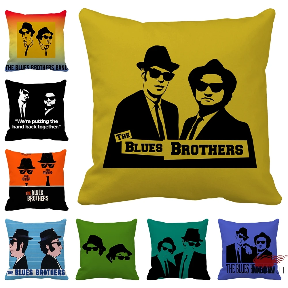 The blues brothers Multi Size Throw Pillow Case Free Shipping | Дом и сад