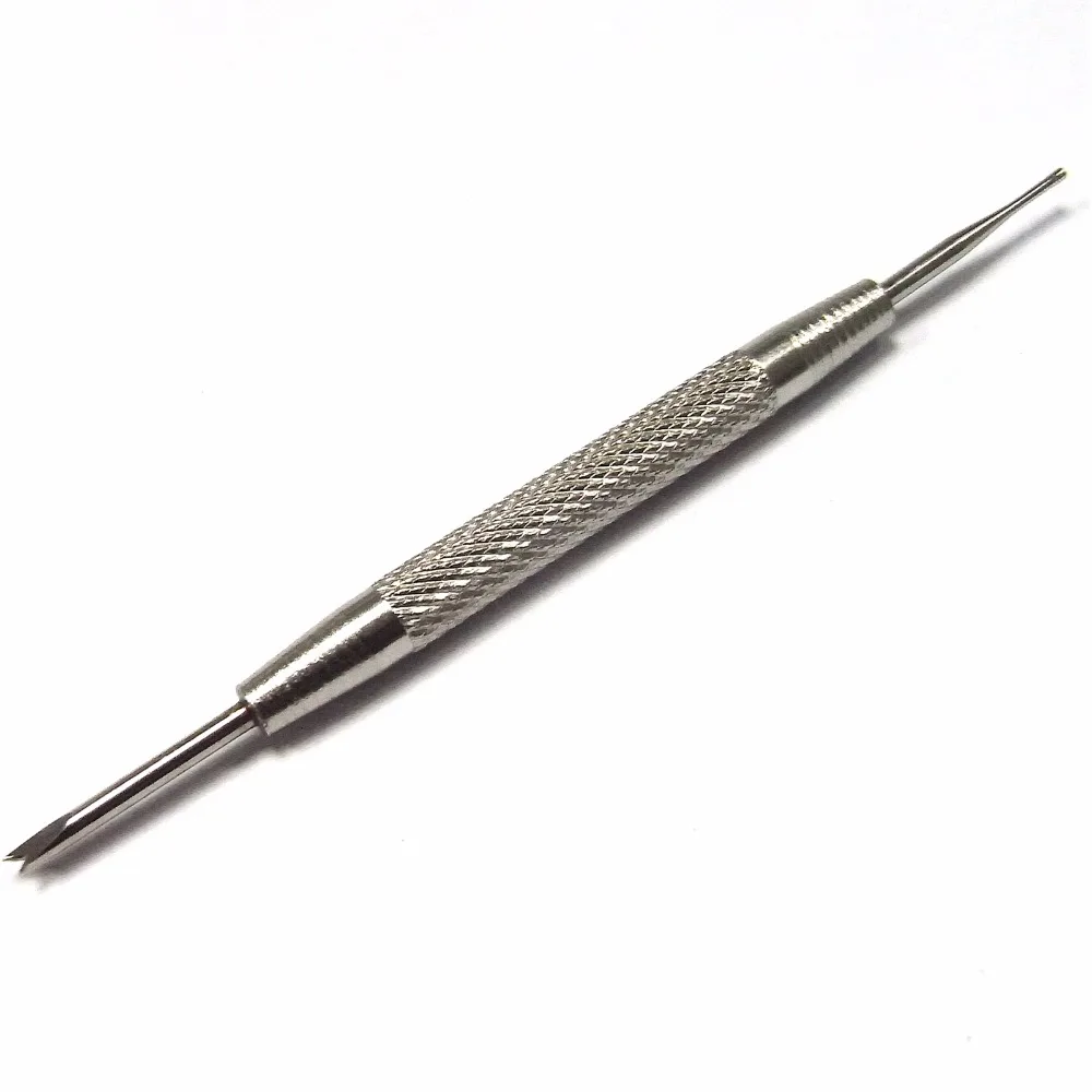 

Brand New Silver Stainless Steel V-edged Flat Blade Watch Band Strap Tool Spring Bar Pin Kit Remover Professional Repair /WTL002