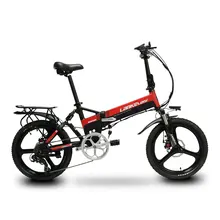 Cyrusher G550 Electric Folding Bike 400W 48V 10AH Full Suspension 7s With Smart Computer Electric Foldable Bicycle 48V ebike