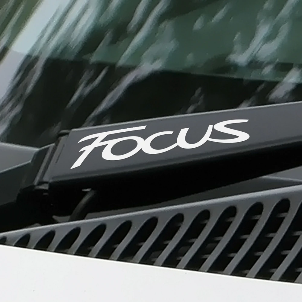 

4PCS Car Stickers Window Wiper For Ford Focus 2 3 1 MK2 MK3 MK1 Fashion Window Decor Reflective Decals Car Accessories Styling