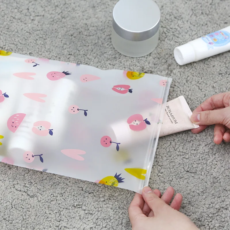 5 مجموعات في الهواء الطلق السفر للماء حقيبة التخزين دعوى للملابس الملابس الداخلية شفاف التعبئة والتغليف حقيبة السفر الأمتعة المنظم