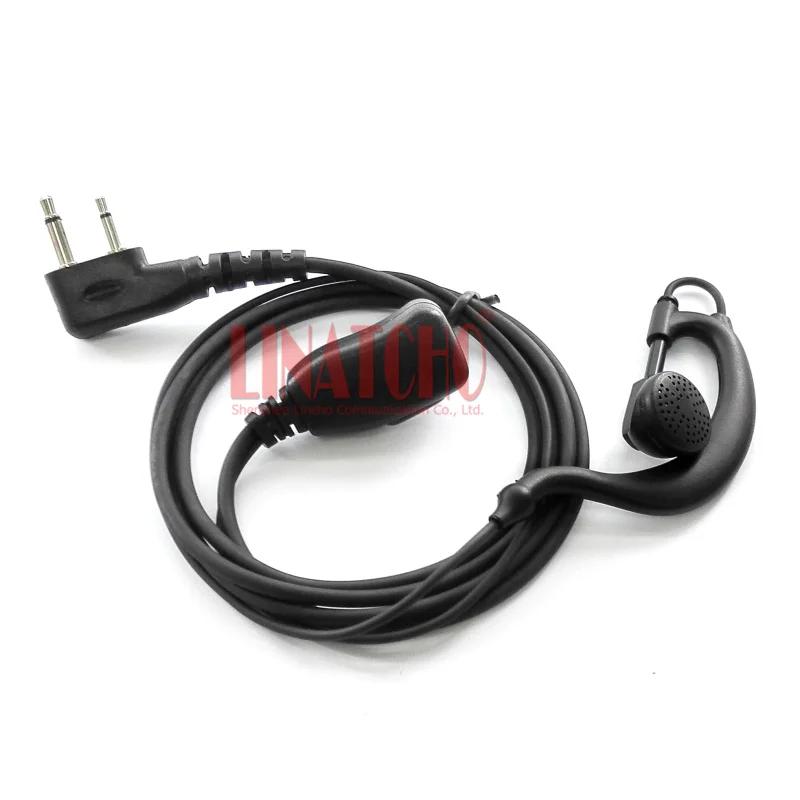

Radio Earpiece Earphone Mic for Icom Walkie Talkie IC-F3 IC-F3GS IC-F4 IC-F4S IC-F11 IC-11S IC-F14