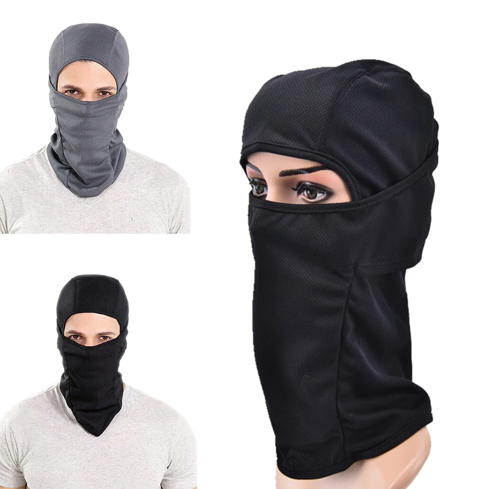 New Balaclavas Windproof Quick-Drying Gear Breathable Anti UV Soft Full Face Mask Motorcycle Hiking Tactical Military Army Hats
