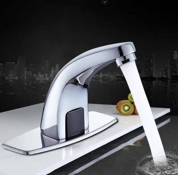 

Hot And Cold Automatic Hands Touch Free Sensor Faucet Bathroom Sink Tap Bathroom faucet
