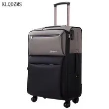KLQDZMS 20/24/28 дюймов дорожная Чемодан Оксфорд чемодан Для мужчин чемодан на колесиках на колесах для путешествий чемодан с колесами