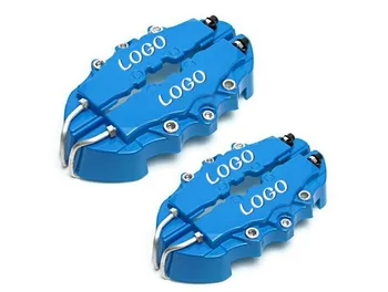 

WISE TRAVEL 2 Pair Universal Car 3D Style Disc Brake Caliper Covers Front+Rear Blue color