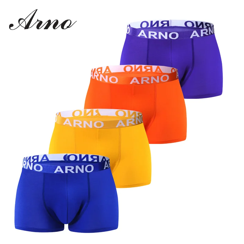 ARNO 4 шт./лот Мужское нижнее белье мужские брендовые трусы|brand underpants|underpants brandlot men