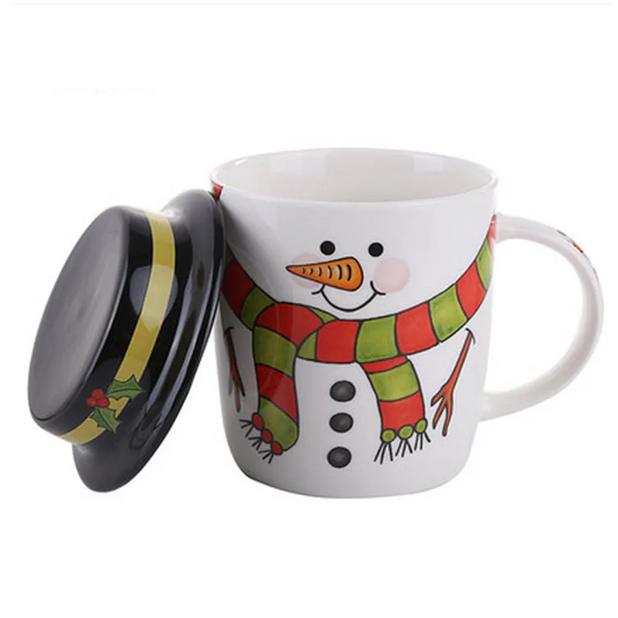 Aliexpress.com : Buy Cartoon Santa Snowman Ceramic Christmas Coffee Mug Set funny coffee mugs ...